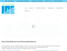 Tablet Screenshot of fortlauderdaleice.com
